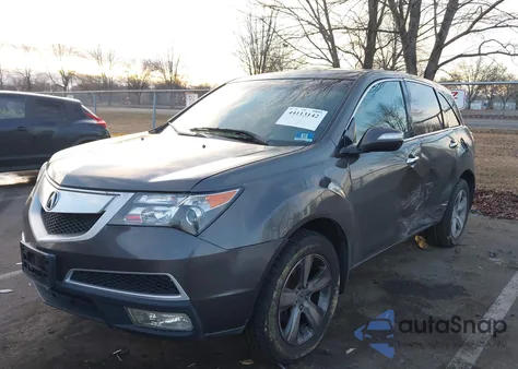 2010 Acura Mdx из США, поврежденный, VIN 2HNYD2H2XAH517838